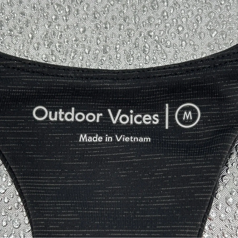 Outdoor Voices Crop Top TechSweat Move Free Night Sports Bra Size Medium